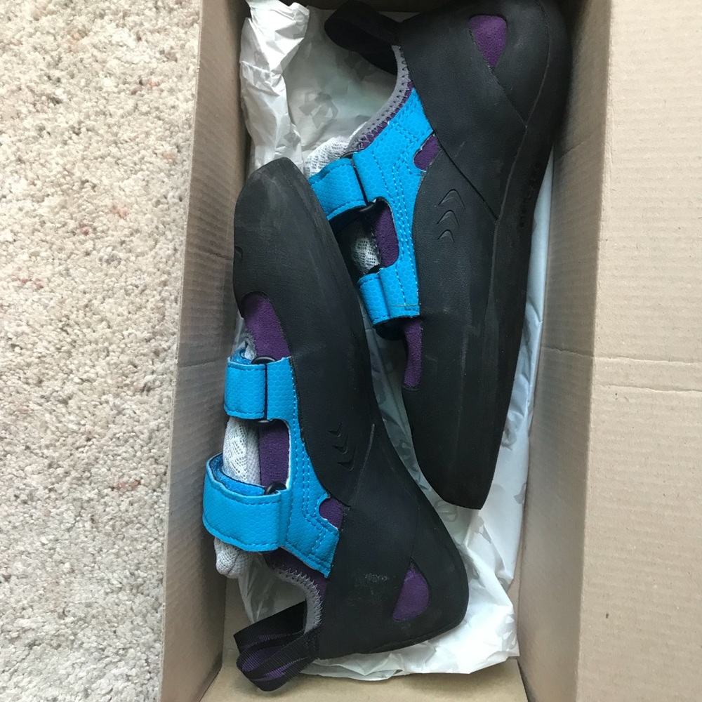 Evolv climbing shoes